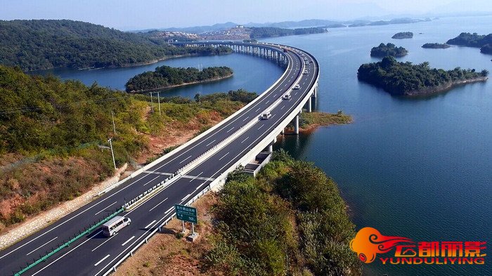 航拍環鄱陽湖高速